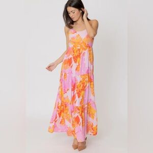 En Creme Maxi dress floral